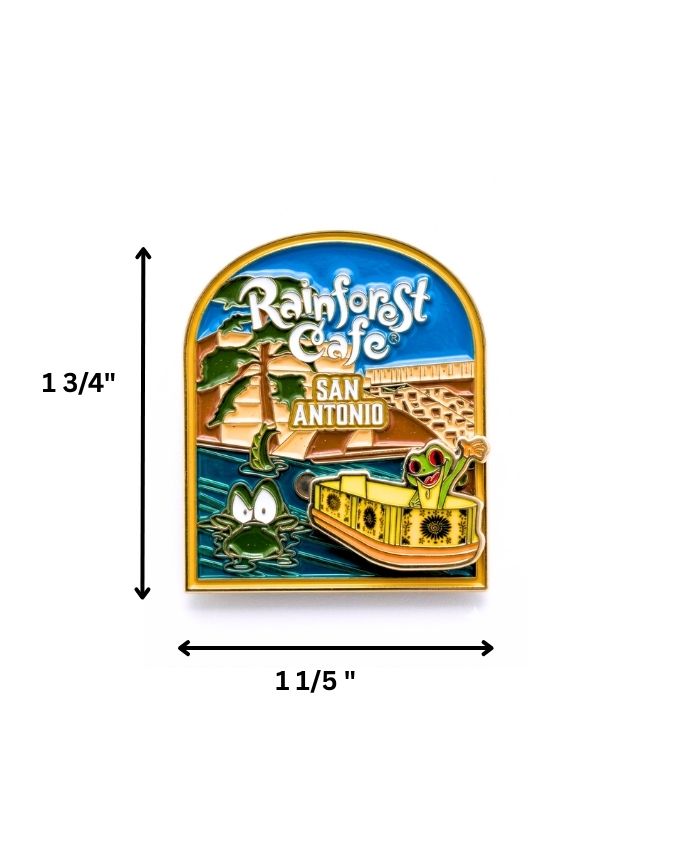 Rainforest Cafe | San Antonio | Enamel Magnet