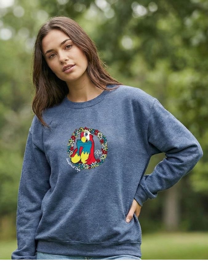 Rainforest Cafe | Rio Macaw| Adult Crewneck