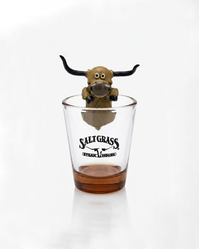 Saltgrass | Longhorn Steer | Shot Glass
