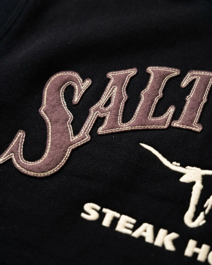 Saltgrass | Classic Logo | Adult Hood Black