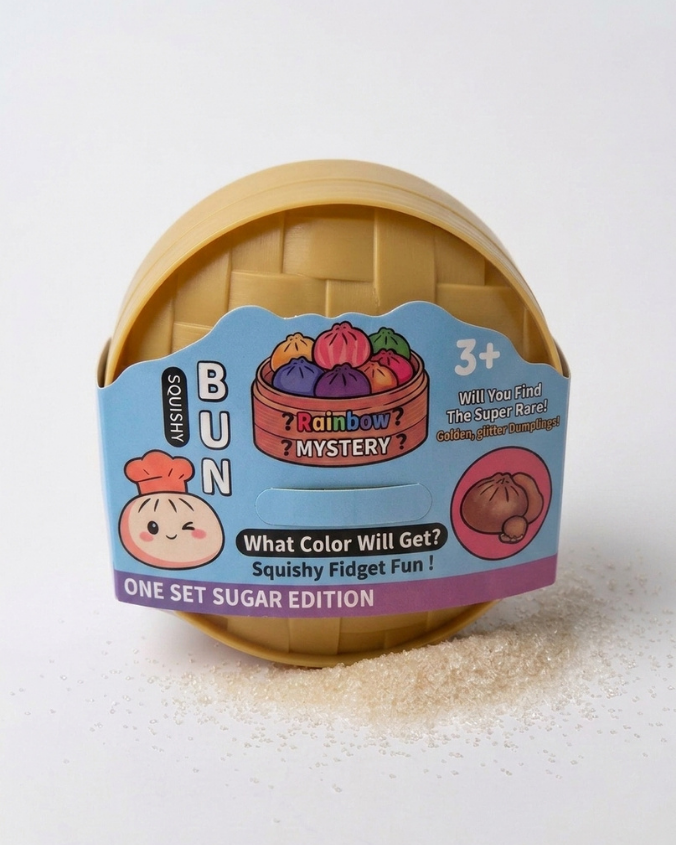 3.5" Jelly Surprise Dumpling | Squishy Squeeze Toy