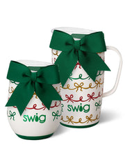 Swig Life | Christmas Bow | Stemless Wine Cup