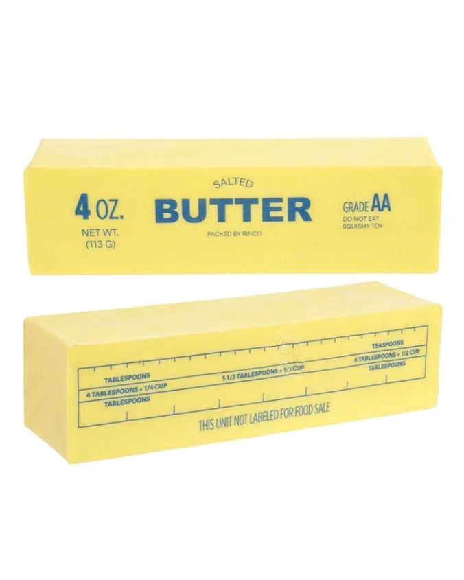 RHODE ISLAND NOVELTY| 5.3" SQUISH BUTTER| Sensory Fidget Toy