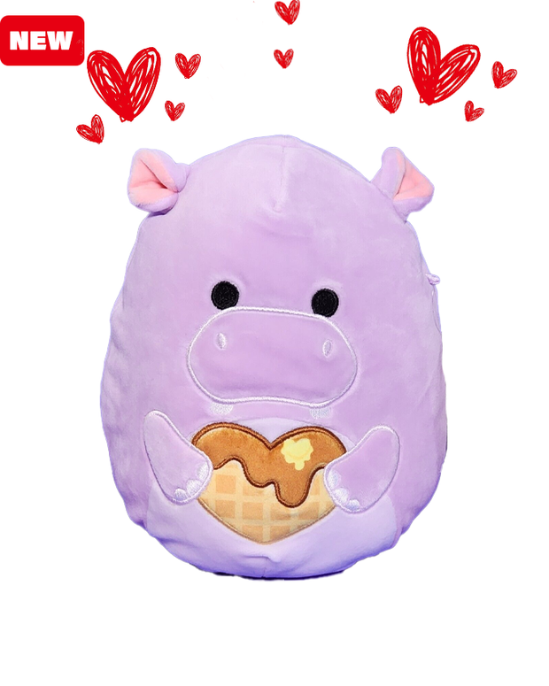 Valentine Squishmallow | Hannah with Heart Waffle  | 12" Plush