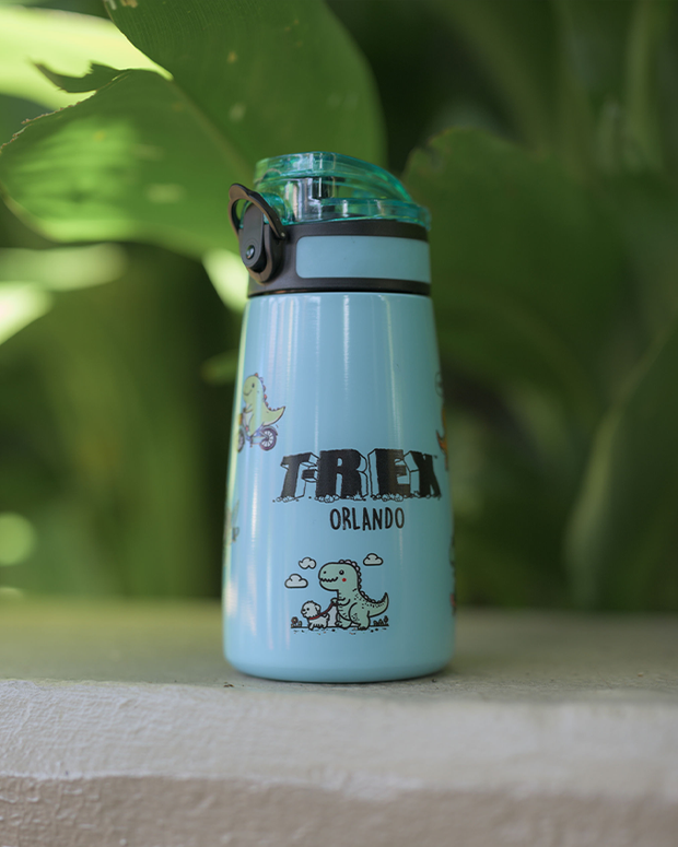 T-Rex Cafe | Dino Adventures | Kids Water Bottle