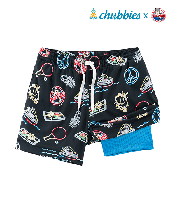 Chubbies x Bubba Gump | Neon Lights | Men's Swimming Shorts
