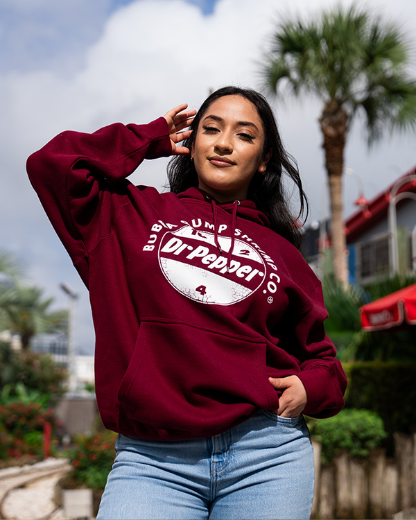 Bubba Gump x Dr Pepper | 10-2-4 Logo | Adult Hoodie