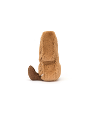 side view of tree gingerbread plush on a white background