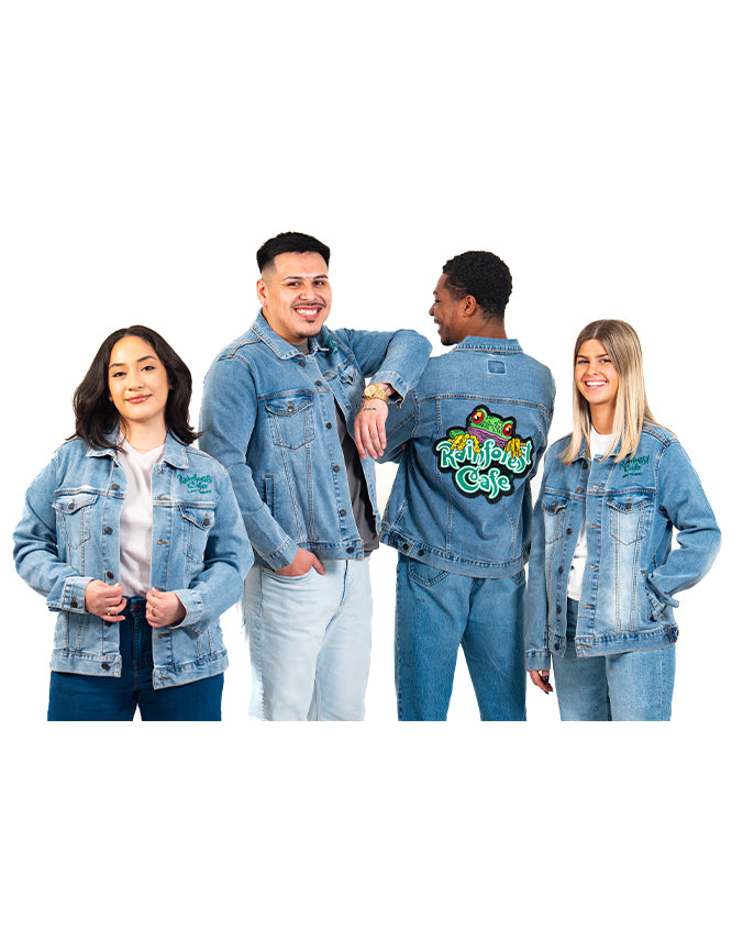 Rainforest Cafe | Cha Cha Patch | Adult Denim Jacket