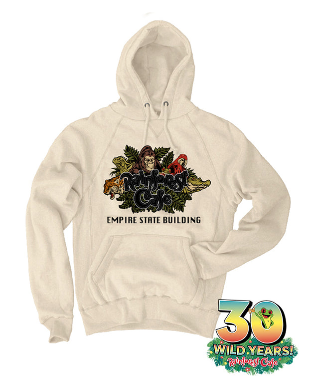 Rainforest Cafe | Vintage Applique Logo | Adult Hoodie