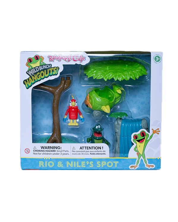 Rainforest Cafe | Wild Bunch Hangouts! Toy Set | Rio & Nile's Spot