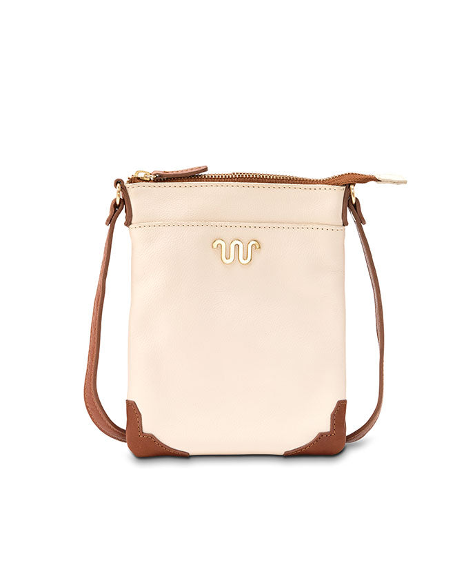 Cream colored crossbody bag clearance