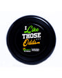 Black frisbee with "I Like Those Odds" written in whiite, orange, and green front with Draft Kinds/Golden Nugget branding.