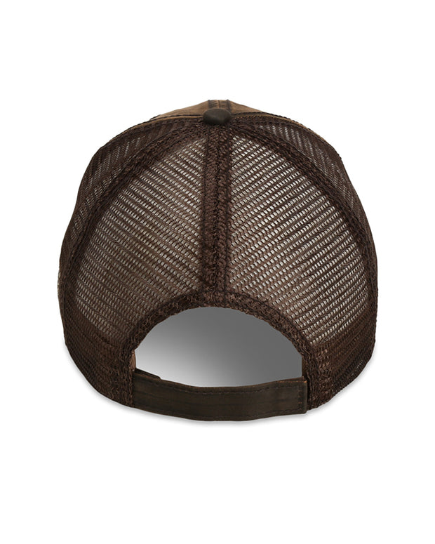 Back view of cap to show mesh backing.