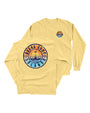 Bubba Gump Sunburst boat tee, t shirt, bubba gump t-shirt, yellow t-shirt