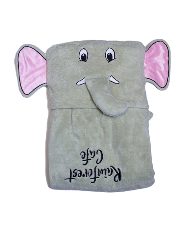 hooded elephant towel, elephant towel, hooded kids towel