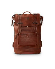 King Ranch | Saddle Stitch Leather | Cognac Backpack