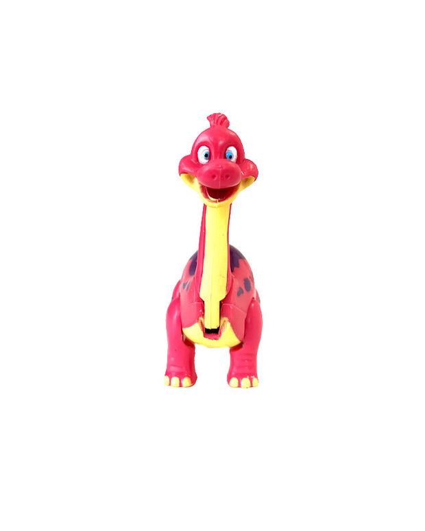 Front view of Rocksy the Apatosaurus figurine.